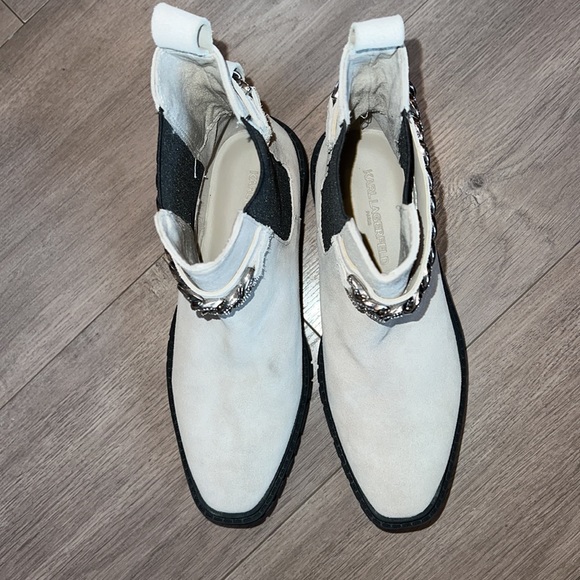 Karl Lagerfeld Reign Platform Boots - Picture 5 of 8